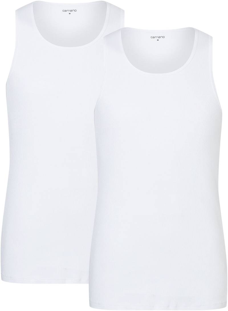 Camano Unterhemd »comfort«, (2er Pack), mit tiefem Rundhals von CAMANO