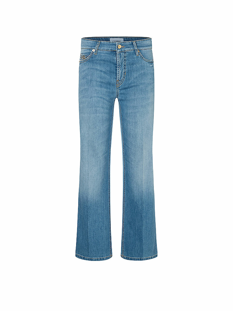 CAMBIO Jeans Straight Fit FRANCESCA blau | 36/L28 von CAMBIO