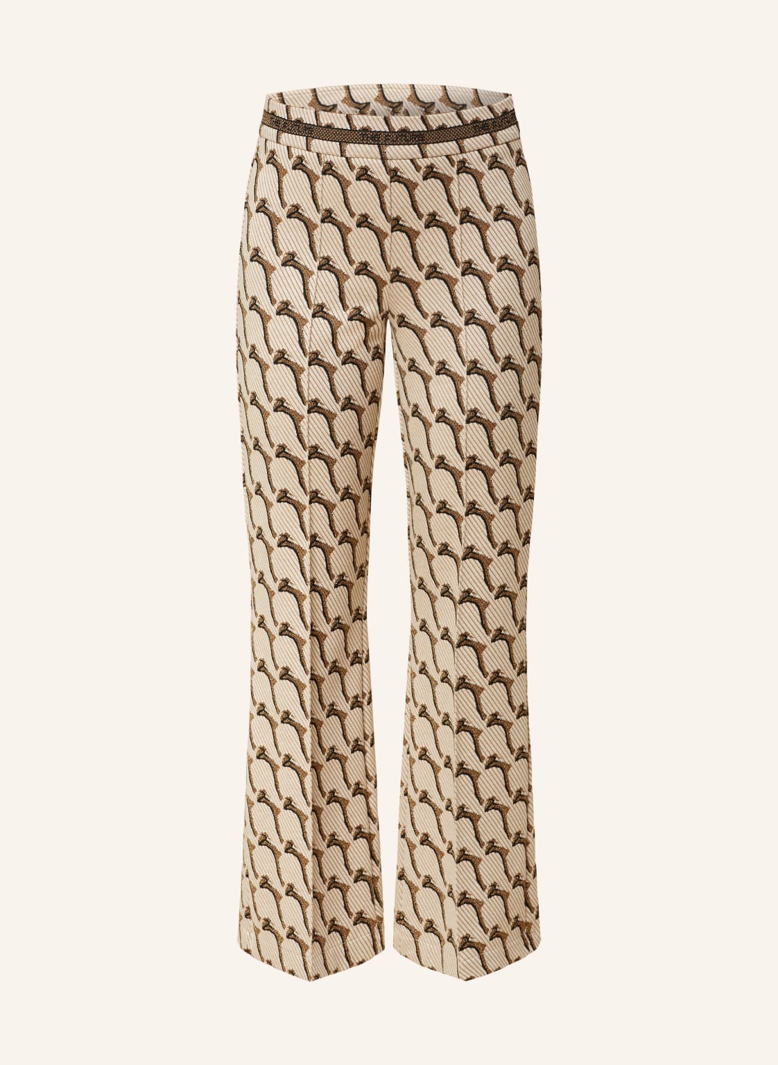 Cambio Bootcut-Hose Faith Mit Glitzergarn beige Cambio Bootcut-Hose Faith Mit Glitzergarn beige von CAMBIO