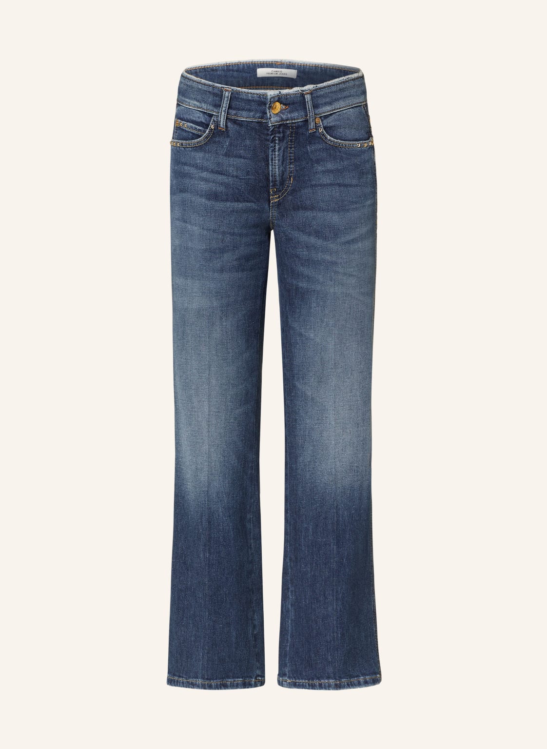 Cambio Bootcut Jeans Francesca Mit Nieten blau Cambio Bootcut Jeans Francesca Mit Nieten blau von CAMBIO