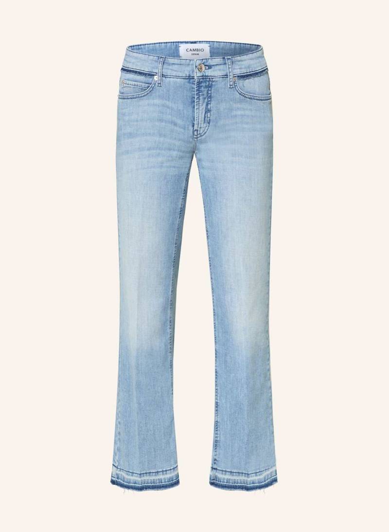 Cambio Bootcut Jeans Francesca Mit Nieten blau von CAMBIO