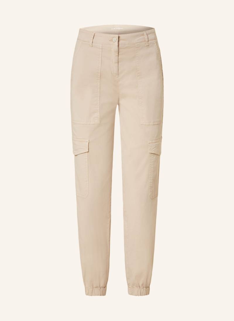 Cambio Cargohose Karo beige von CAMBIO