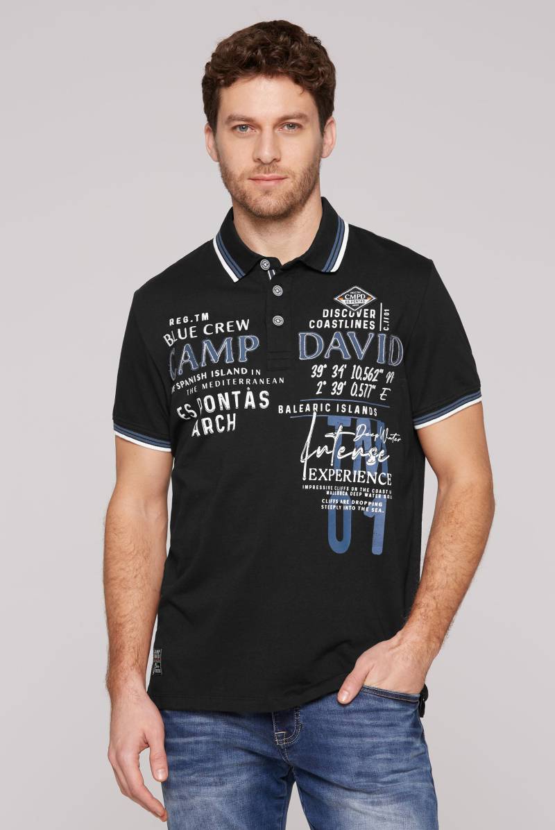 CAMP DAVID Poloshirt, mit Logo Artworks von CAMP DAVID