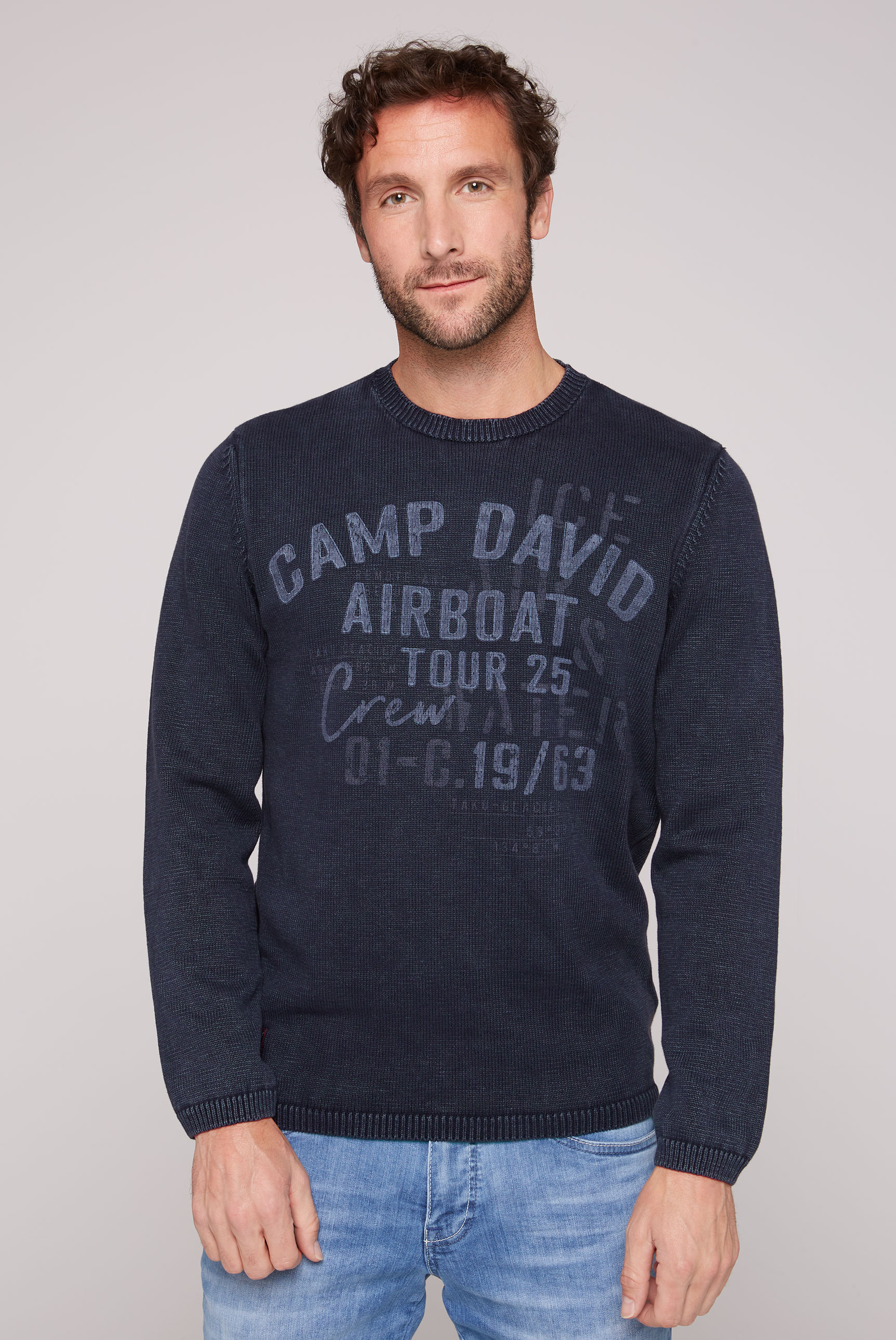 CAMP DAVID Rundhalspullover von CAMP DAVID