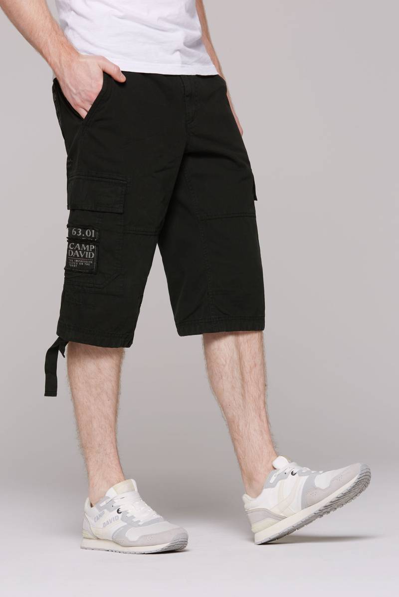 CAMP DAVID Skaterbermudas, mit Webstreifen und Prints von CAMP DAVID