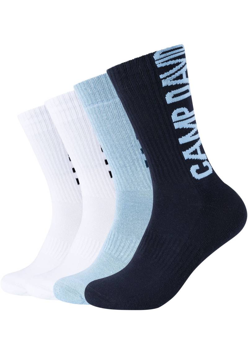 CAMP DAVID Socken »cushioned«, (4er Pack), mit auffälligem Markenlogo-Design von CAMP DAVID