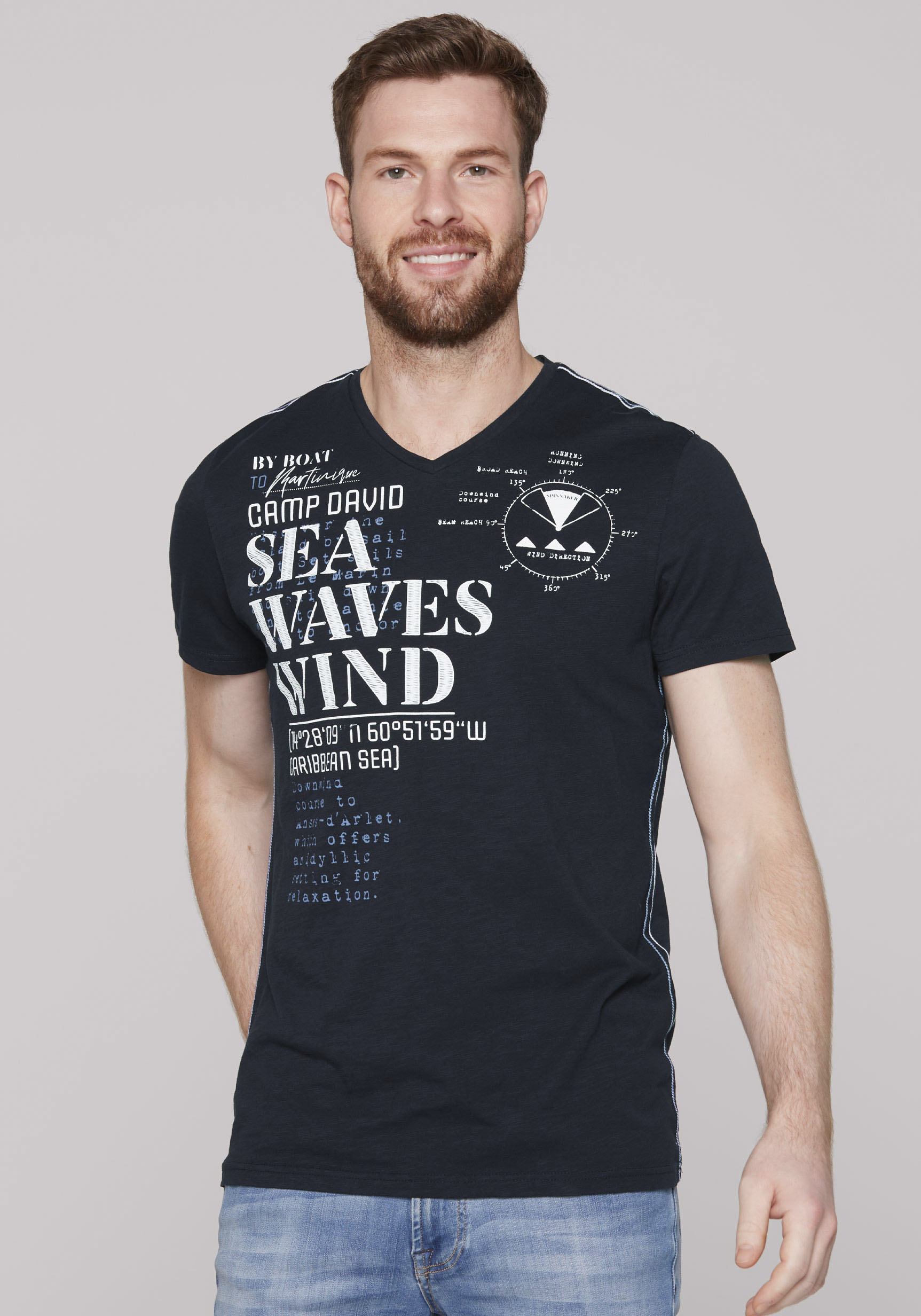 CAMP DAVID T-Shirt, mit Wording-Prints CAMP DAVID T-Shirt, mit Wording-Prints von CAMP DAVID