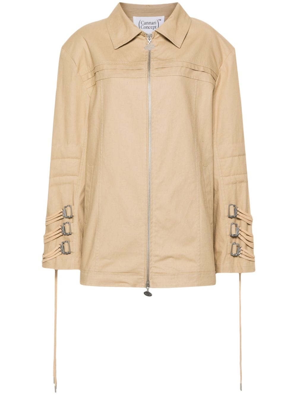 CANNARI CONCEPT buckle-detail jacket - Neutrals von CANNARI CONCEPT