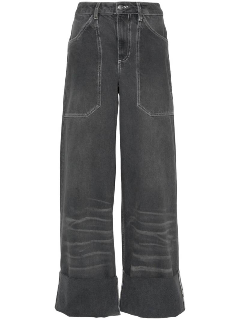 CANNARI CONCEPT mid-rise wide-leg jeans - Grey von CANNARI CONCEPT