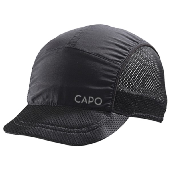 CAPO - Micro Soft Cap Polyamid - Cap Gr One Size grau/schwarz von CAPO