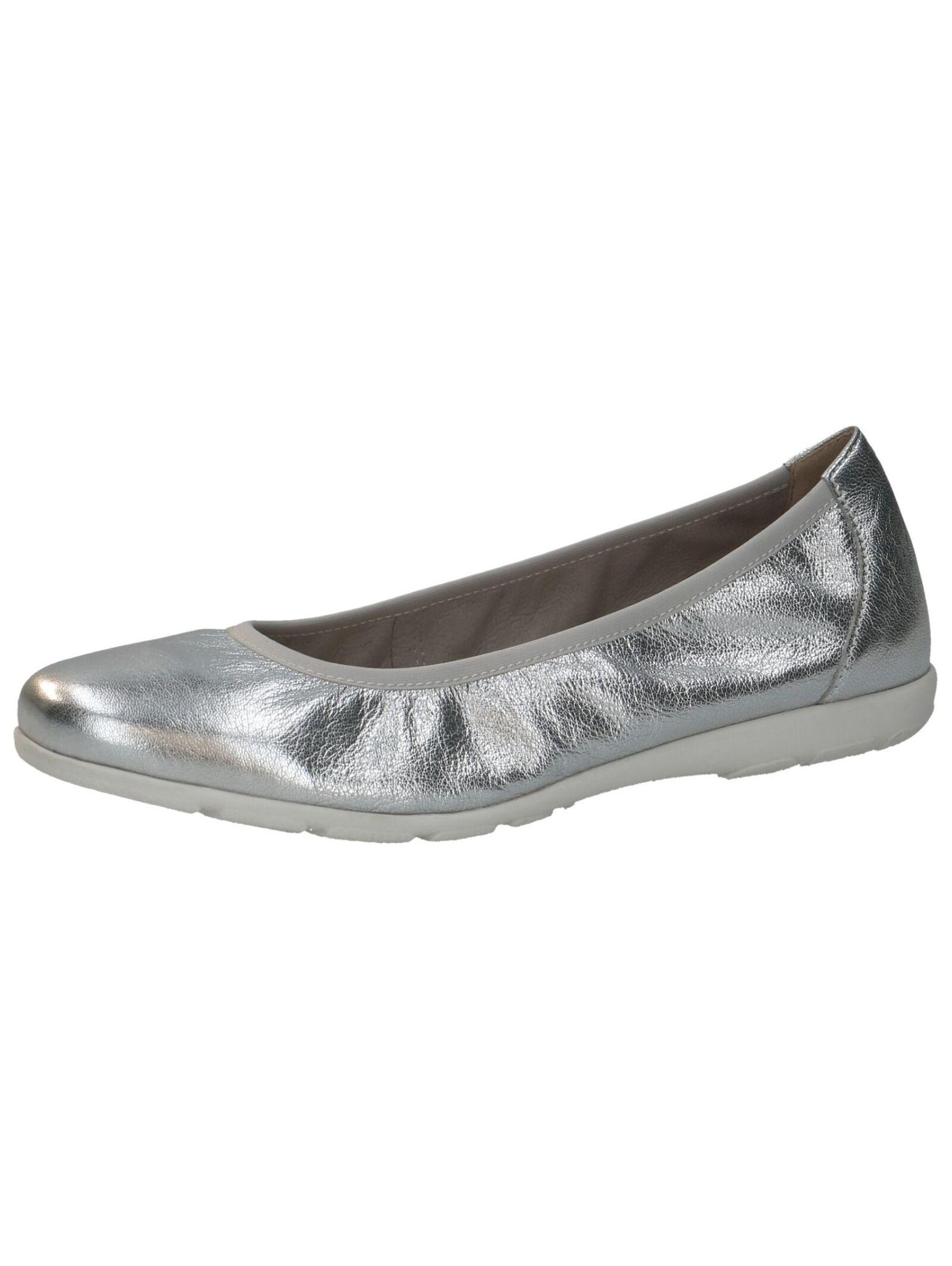 Ballerinas 9-9-22150-42 Damen Silber 40 von CAPRICE