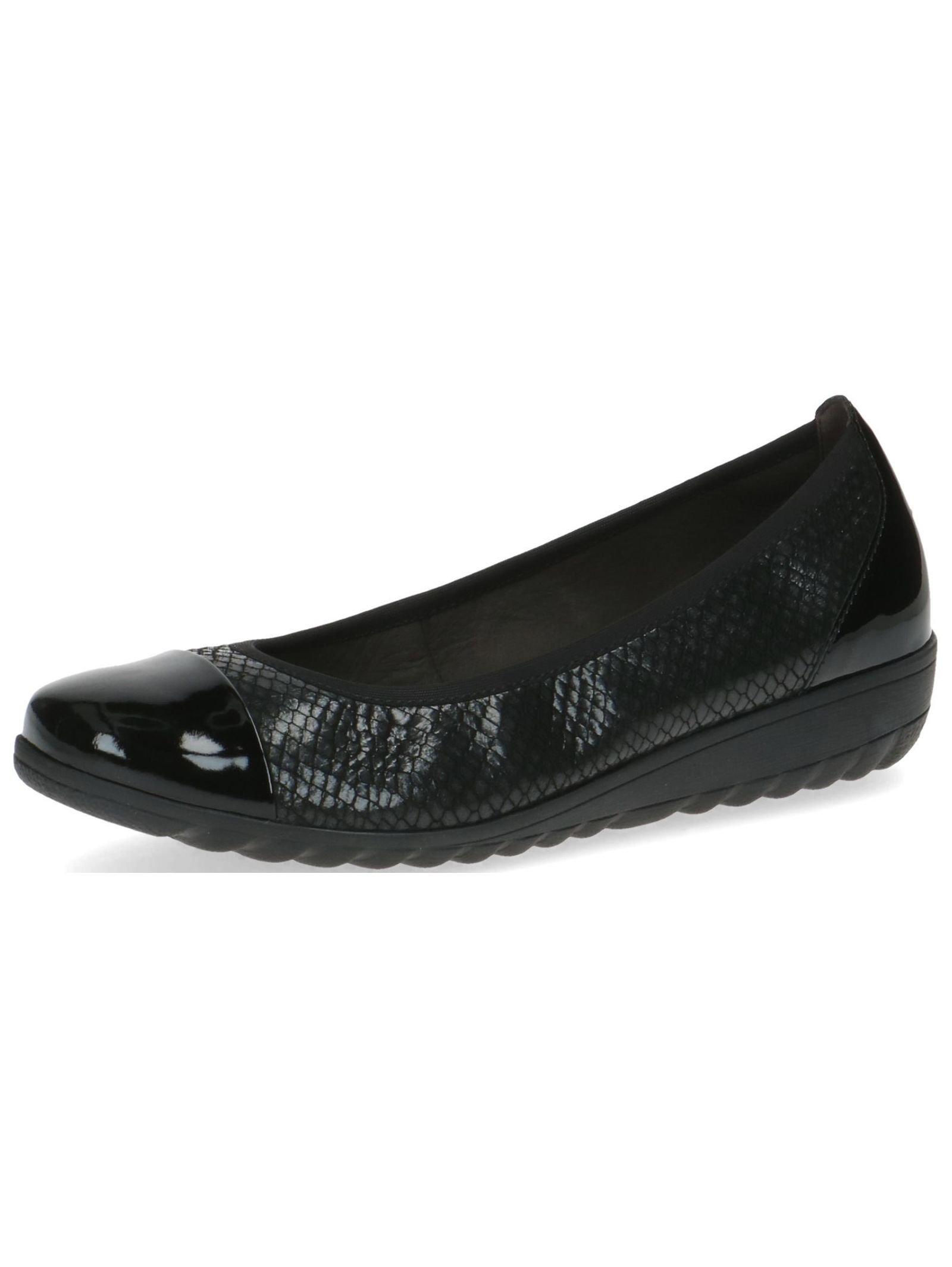 Ballerinas Damen Schwarz 37 von CAPRICE