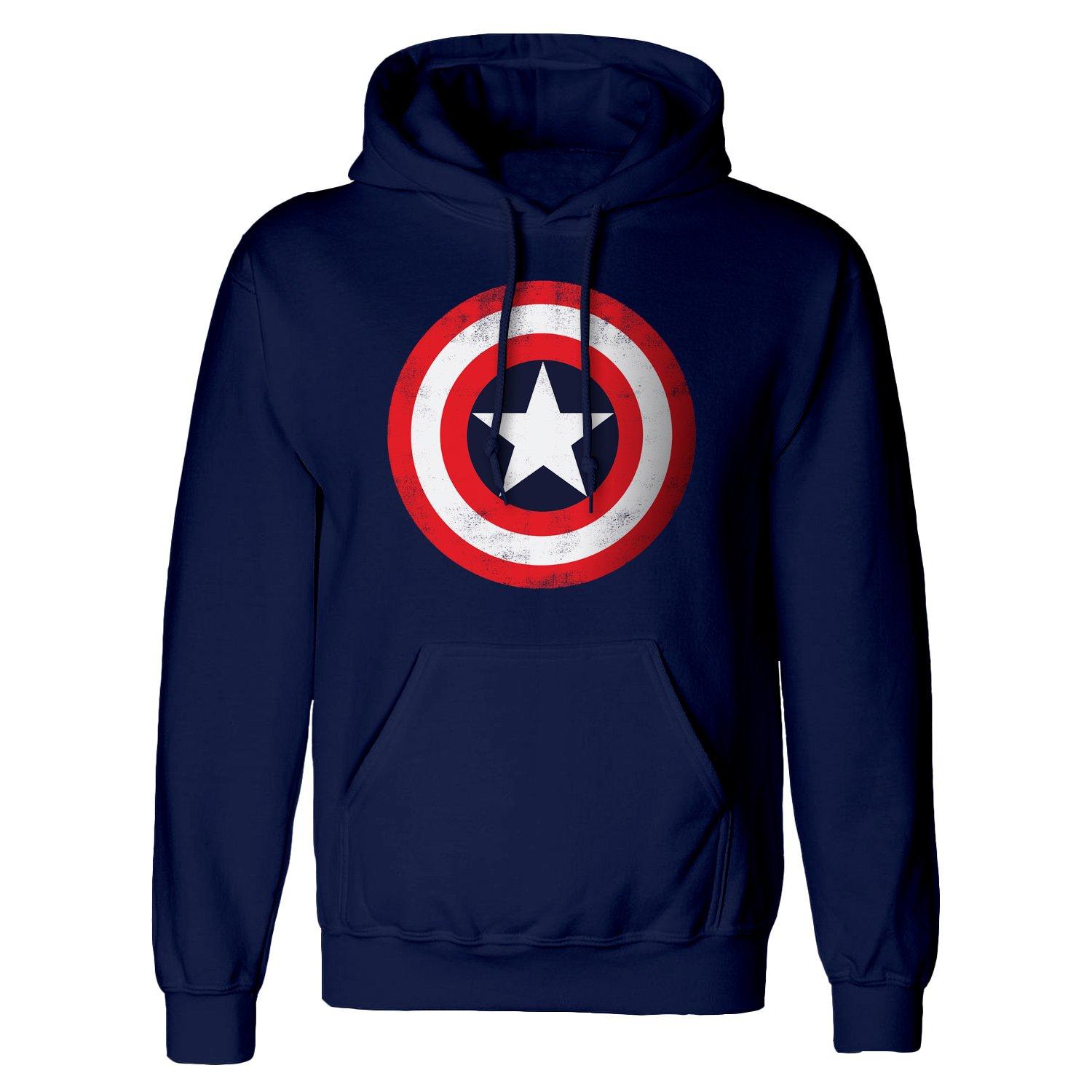 Shield Hoodie Damen Marine XL von CAPTAIN AMERICA