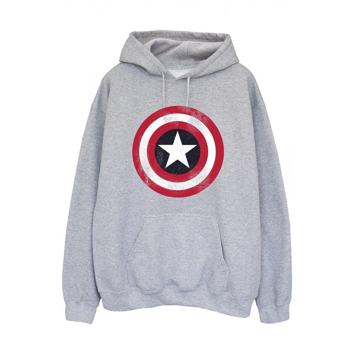 Kapuzenpullover Herren Grau XL von CAPTAIN AMERICA