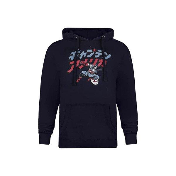 Kapuzenpullover Herren Marine L von CAPTAIN AMERICA