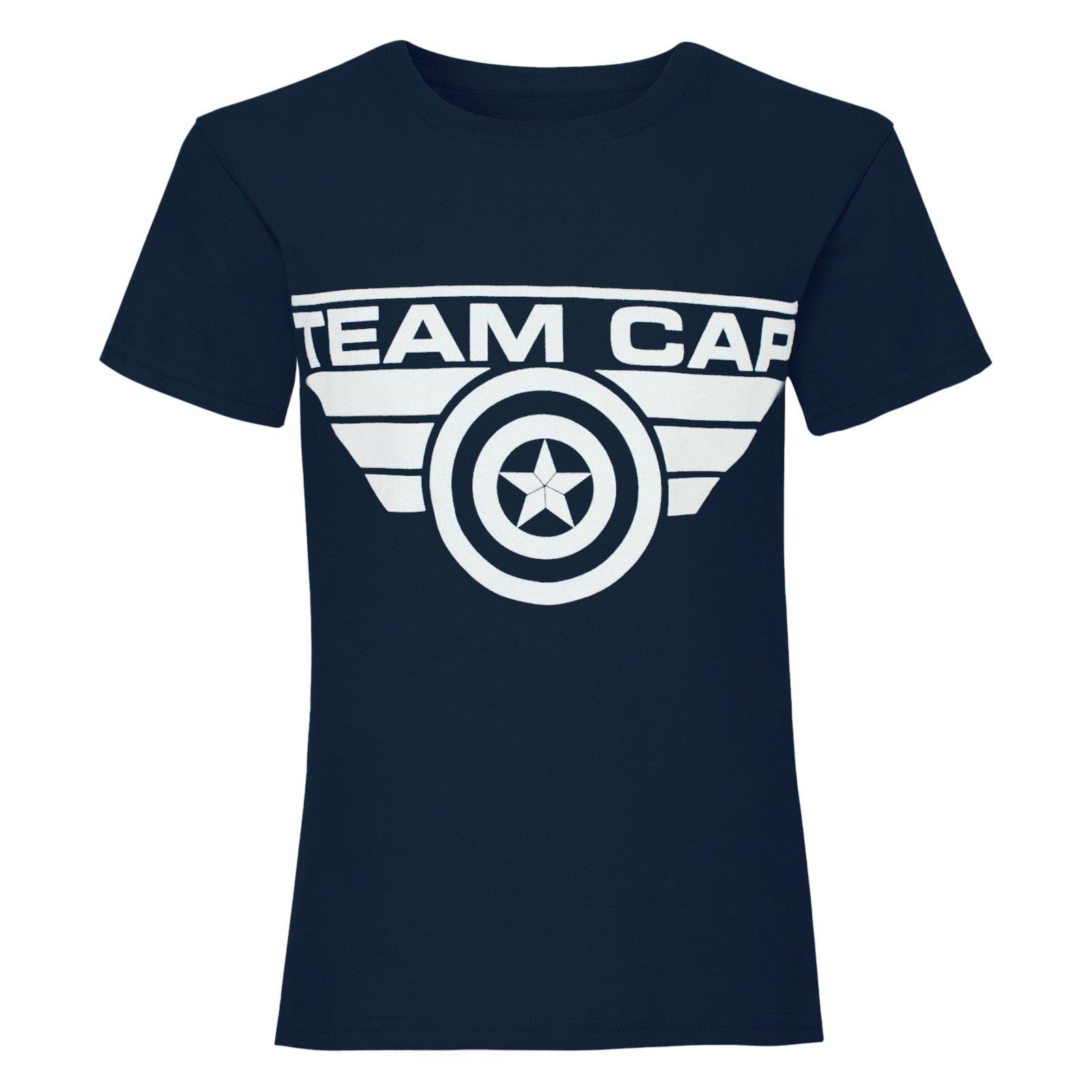 Team Cap T-shirt Mädchen Marine 116 von CAPTAIN AMERICA