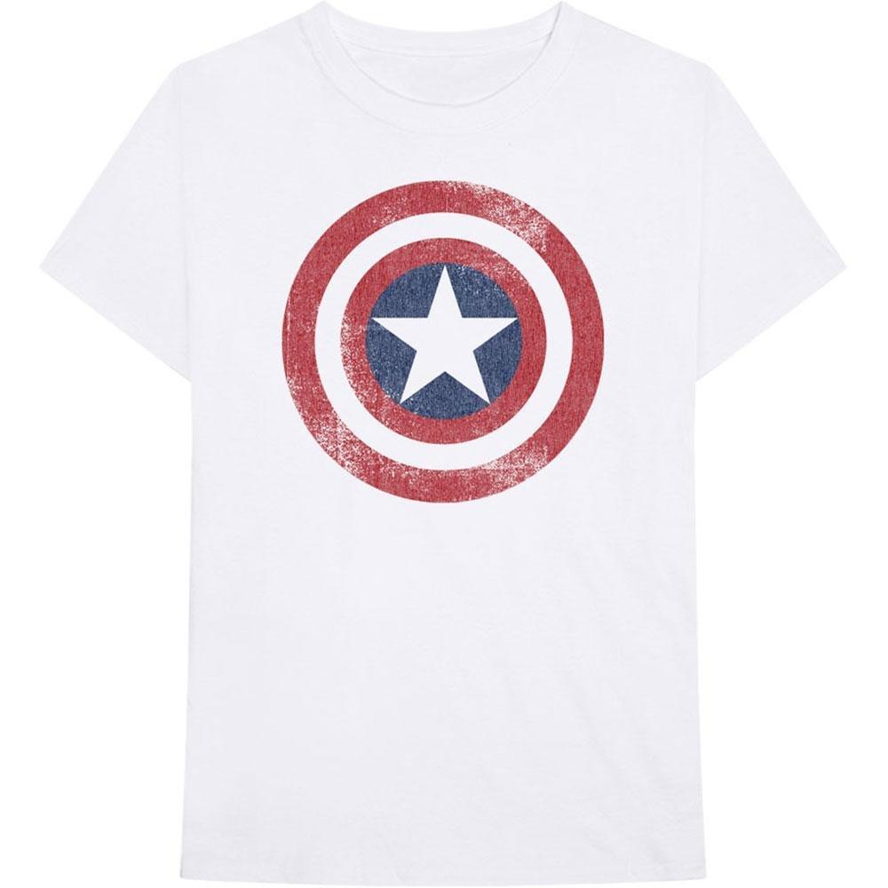 Tshirt Damen Weiss XL von CAPTAIN AMERICA