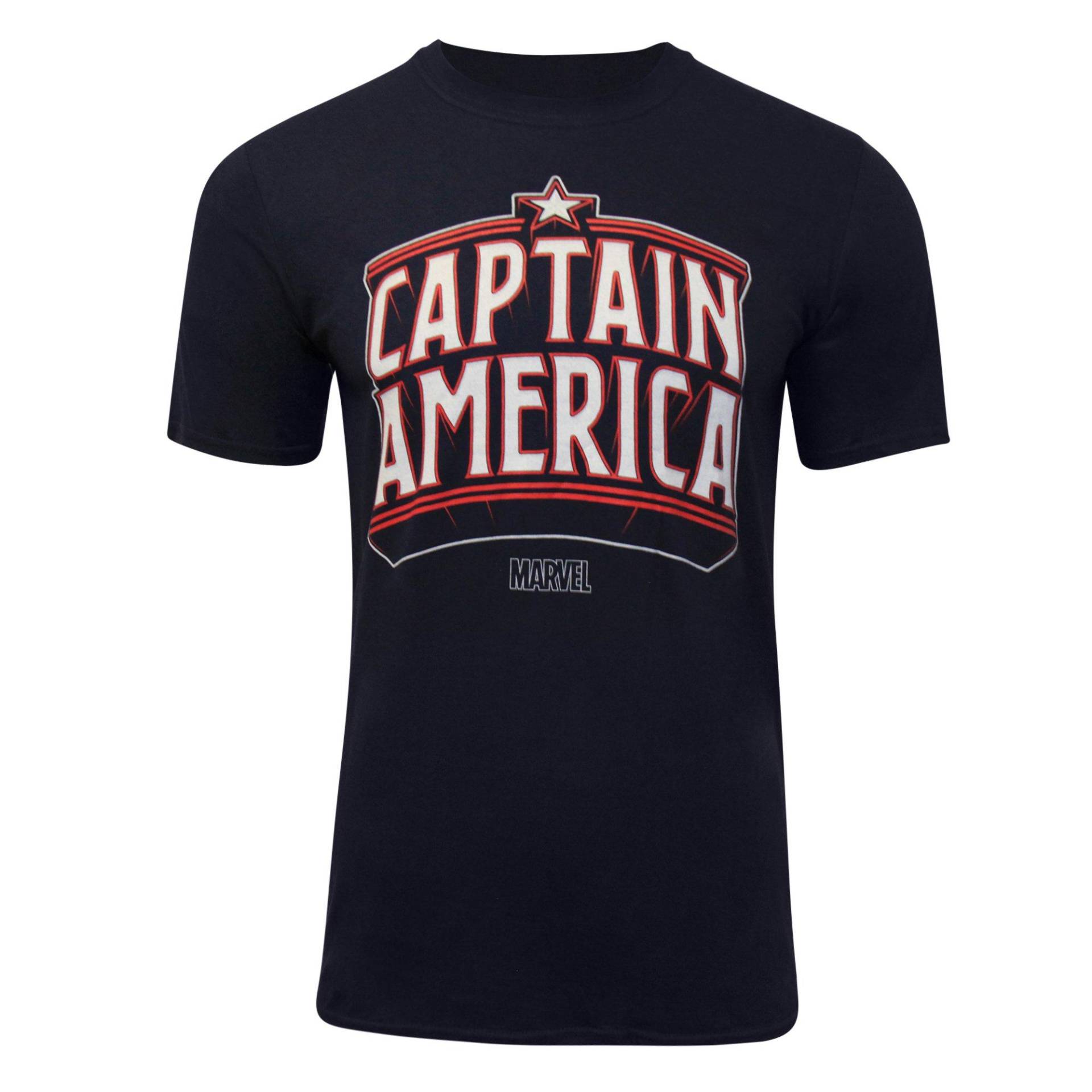 Tshirt Herren Marine S von CAPTAIN AMERICA