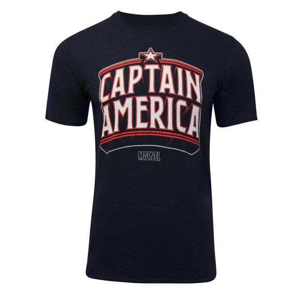 Tshirt Herren Marine XL von CAPTAIN AMERICA