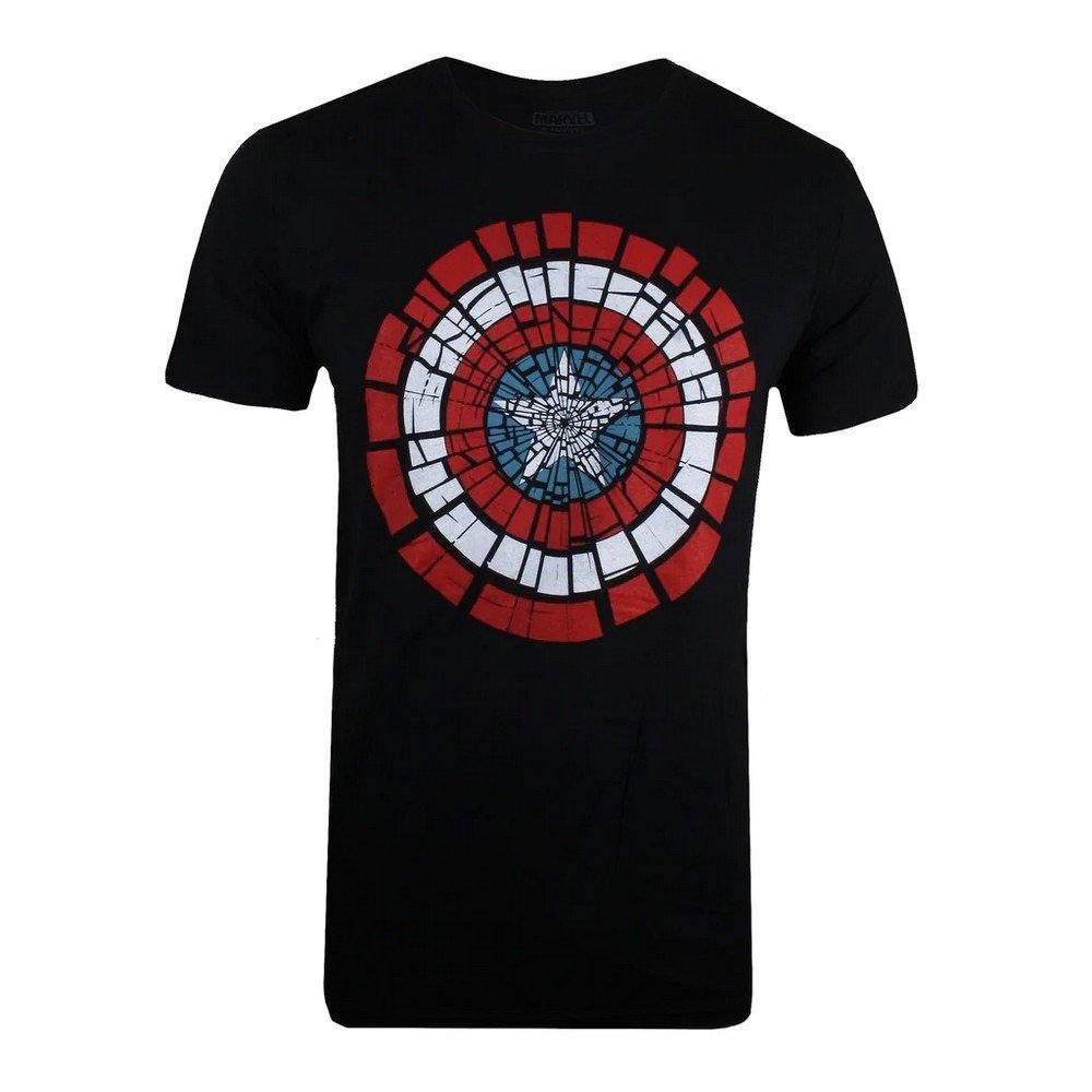 Tshirt Herren Schwarz XL von CAPTAIN AMERICA