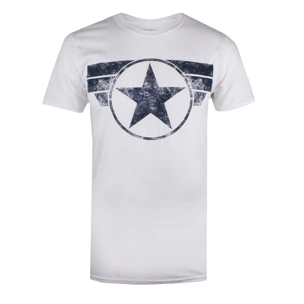 Tshirt Herren Weiss M von CAPTAIN AMERICA