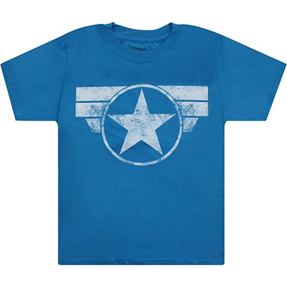 Tshirt Jungen Blau 134 von CAPTAIN AMERICA