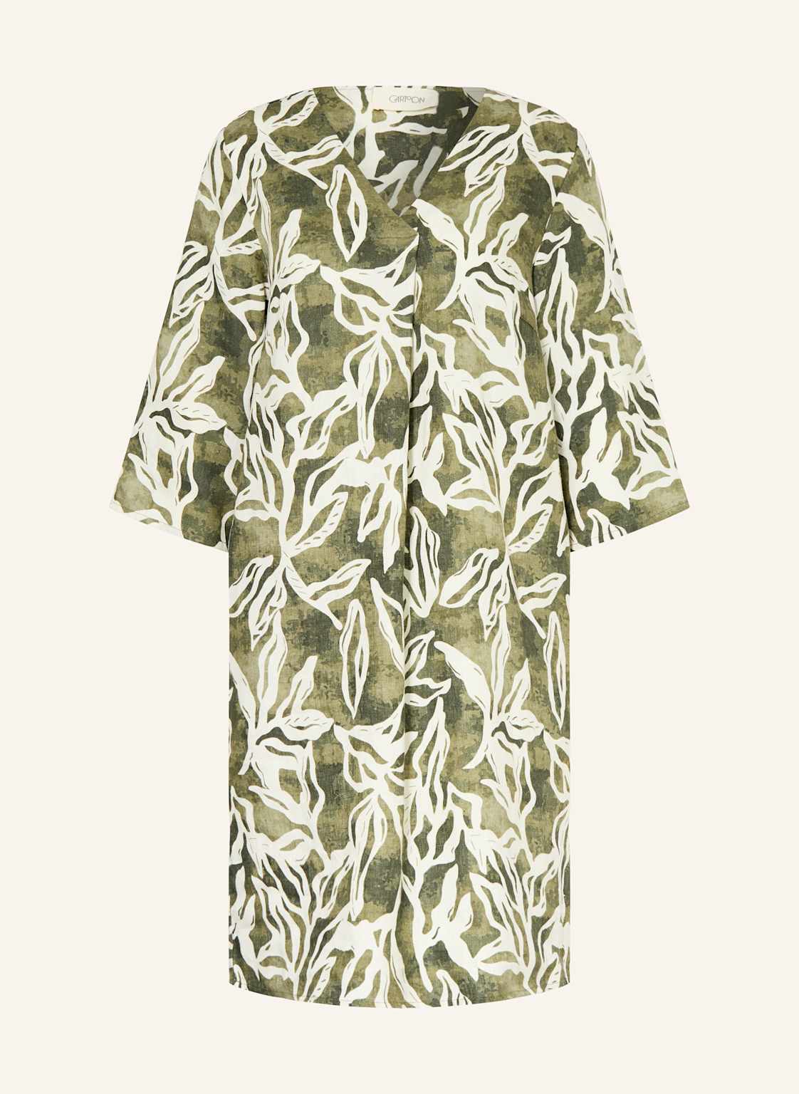 Cartoon Leinenkleid Mit 3/4-Arm gruen Cartoon Leinenkleid Mit 3/4-Arm gruen von CARTOON