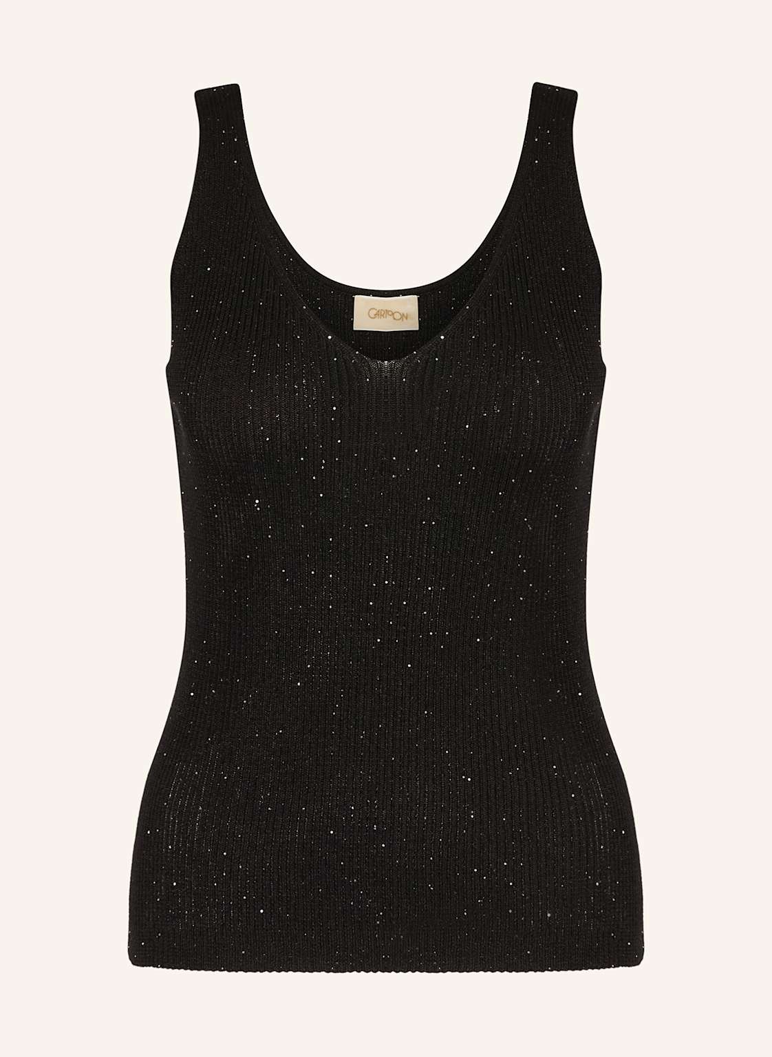 Cartoon Stricktop Mit Pailletten schwarz Cartoon Stricktop Mit Pailletten schwarz von CARTOON