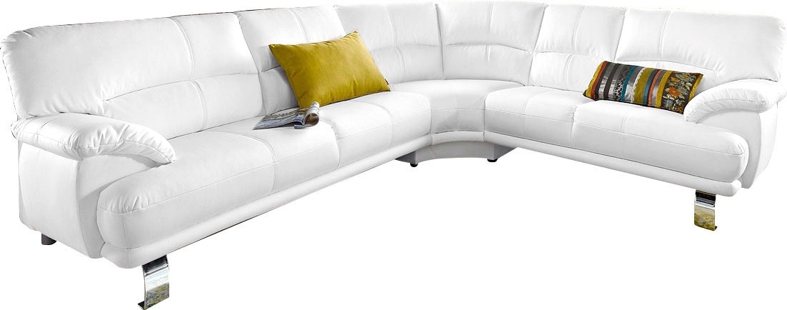TRENDMANUFAKTUR Ecksofa »Cecilia in italienischem Design, modern und komfortabel, L-Form«, bequeme Armlehnen, mit langem Schenkel TRENDMANUFAKTUR Ecksofa »Cecilia in italienischem Design, modern und komfortabel, L-Form«, bequeme Armlehnen, mit langem Schenkel von TRENDMANUFAKTUR