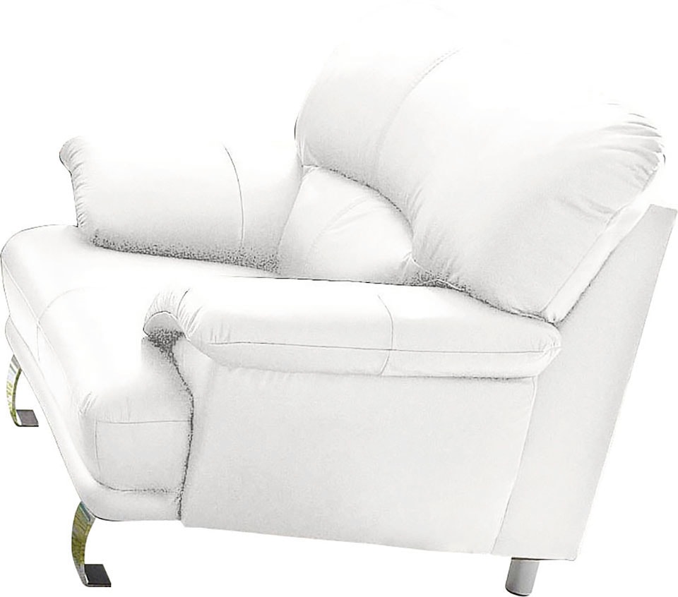TRENDMANUFAKTUR Sessel »Cecilia, Loungesessel im italienischen Design, hoher Sitzkomfort,«, bequeme Armlehnen und Rückenverarbeitung, attraktiver Metallfuss TRENDMANUFAKTUR Sessel »Cecilia, Loungesessel im italienischen Design, hoher Sitzkomfort,«, bequeme Armlehnen und Rückenverarbeitung, attraktiver Metallfuss von TRENDMANUFAKTUR