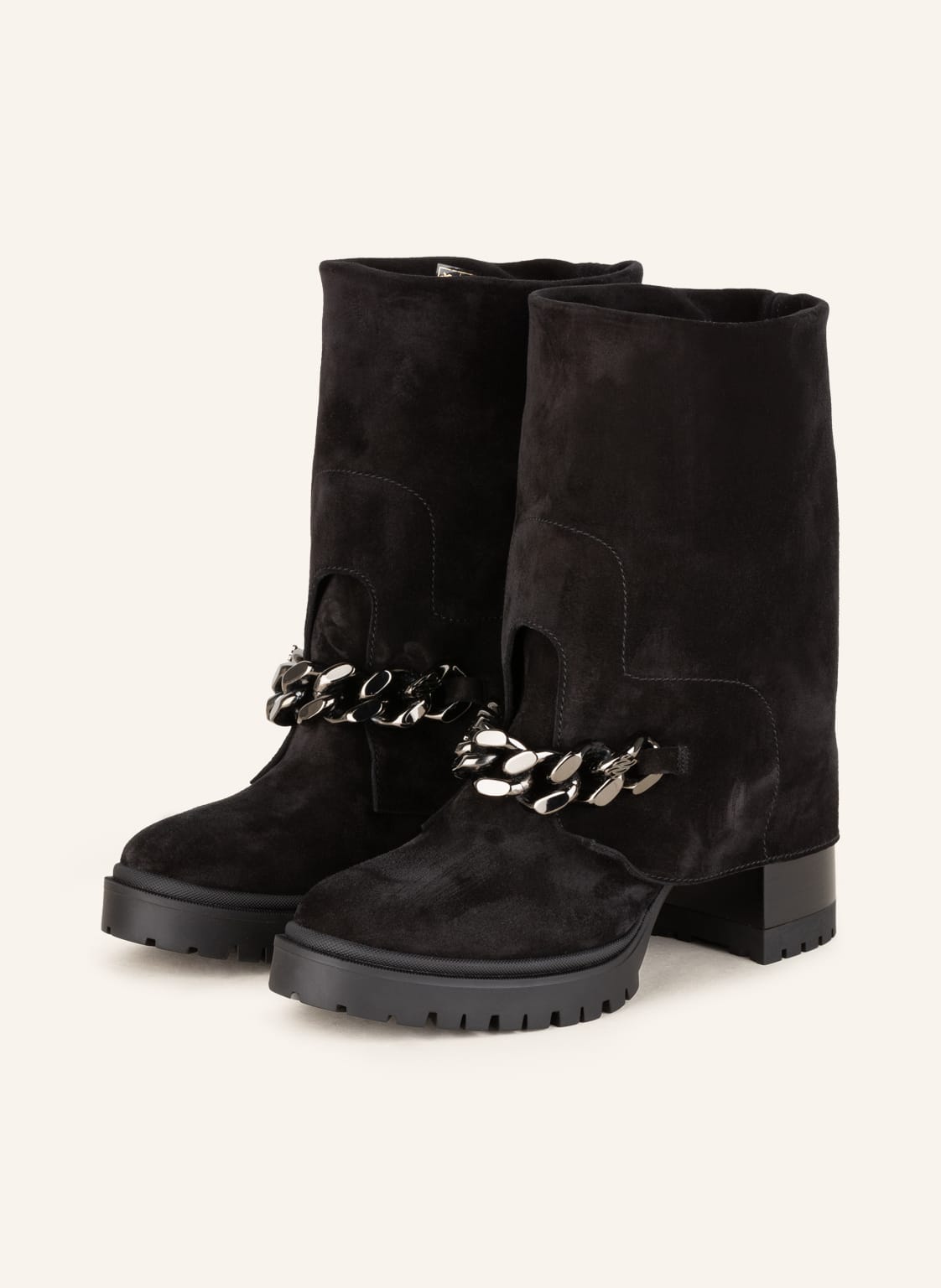 Casadei Plateau-Stiefeletten Nancy schwarz Casadei Plateau-Stiefeletten Nancy schwarz von CASADEI