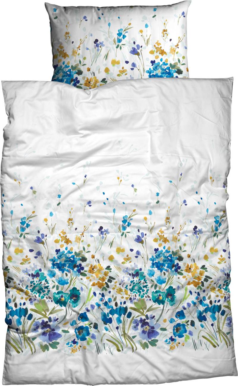 CASATEX Bettwäsche »Mariette«, zarte Blüten, aquarellfarbenes Design von CASATEX