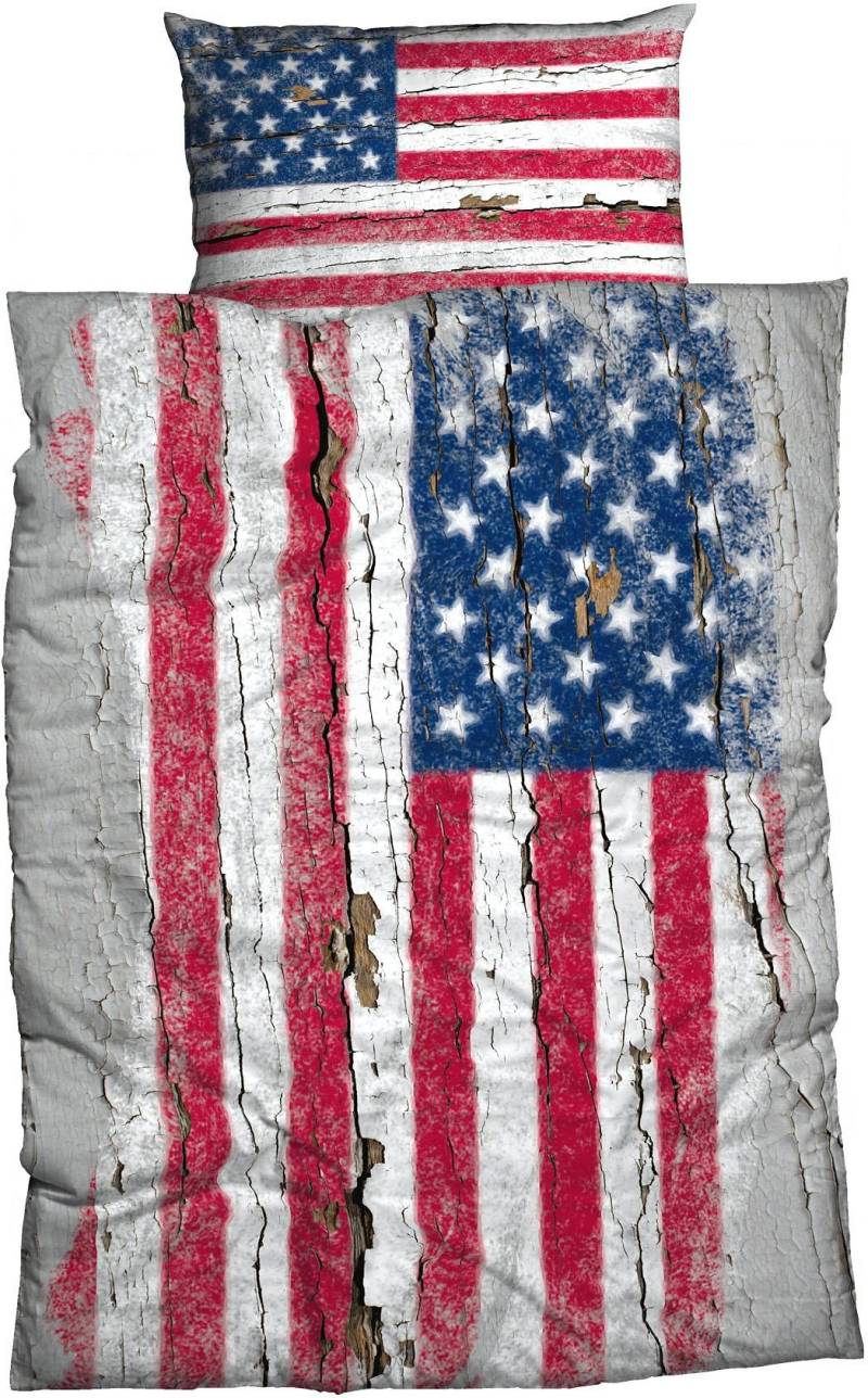 CASATEX Bettwäsche »Stars & Stripes«, mit Flagge von CASATEX