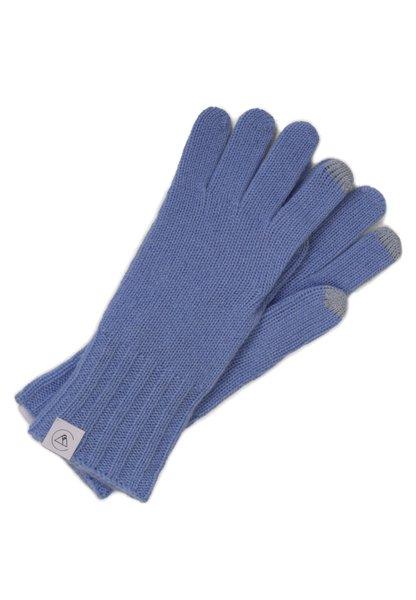 Kaschmir Handschuhe Herren Hellblau L/XL von CASH-MERE.CH
