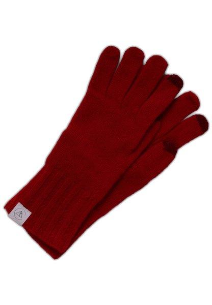 Kaschmir Handschuhe Herren Rot Bunt L/XL von CASH-MERE.CH