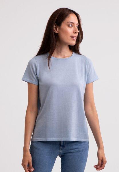 T-shirt Damen Himmelblau XS von CASH-MERE.CH