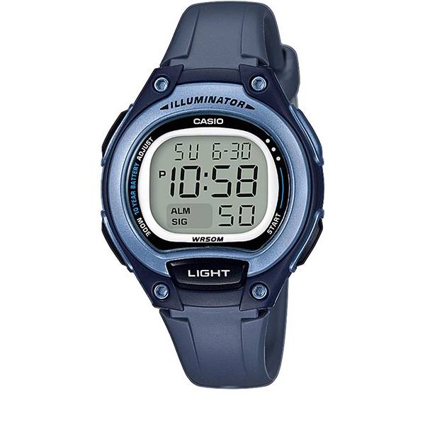 CASIO LCD Illuminator Sportuhr klein, blau von CASIO