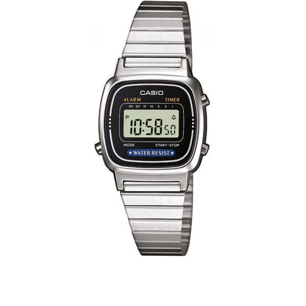 CASIO Vintage LCD, Digitaluhr Wega Lady, silber schwarz CASIO Vintage LCD, Digitaluhr Wega Lady, silber schwarz von CASIO