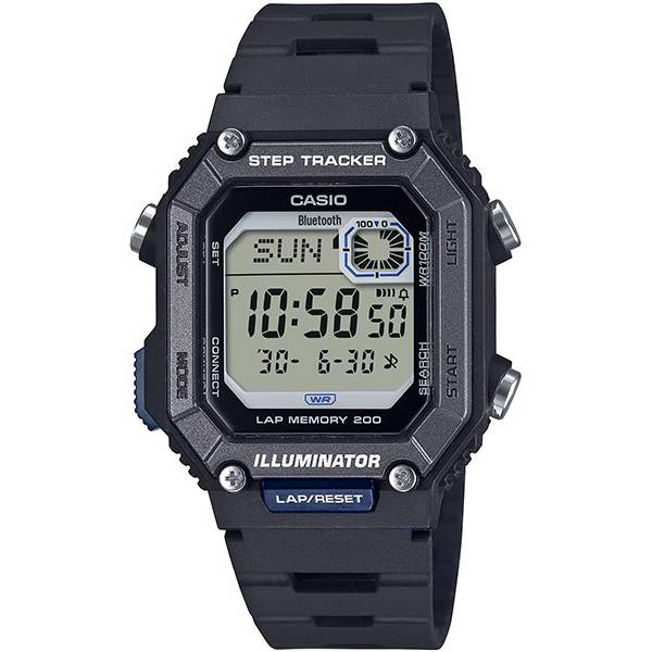 Casio Bluetooth Stepptracker Digitaluhr, schwarz Casio Bluetooth Stepptracker Digitaluhr, schwarz von CASIO