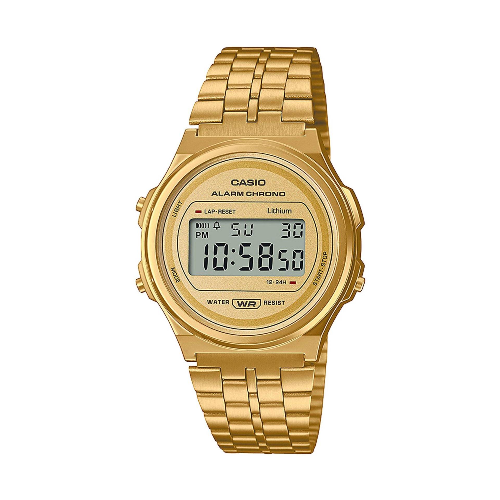 Digitaluhr Herren Gold 38mm von CASIO