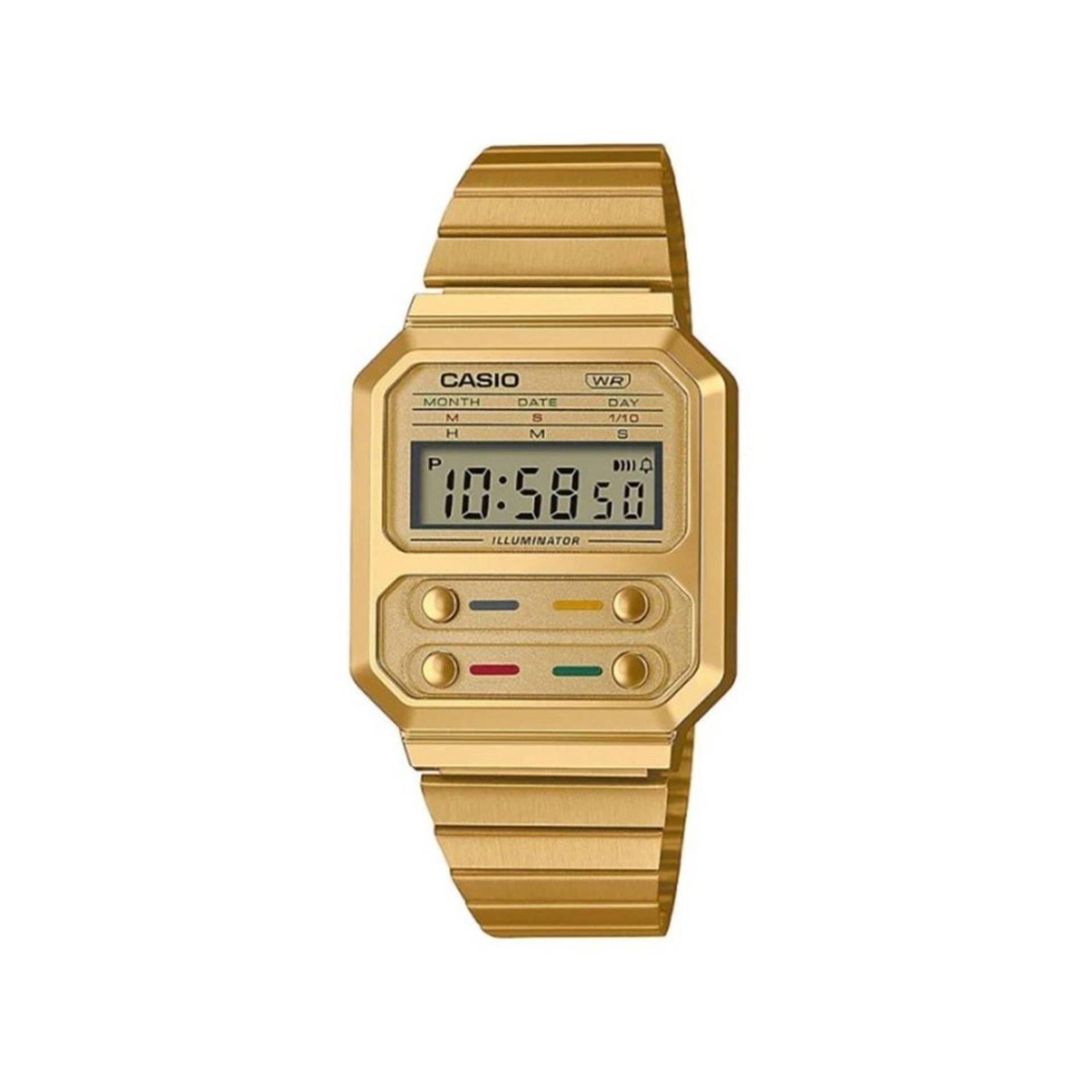 Digitaluhr Herren Gold 40mm von CASIO