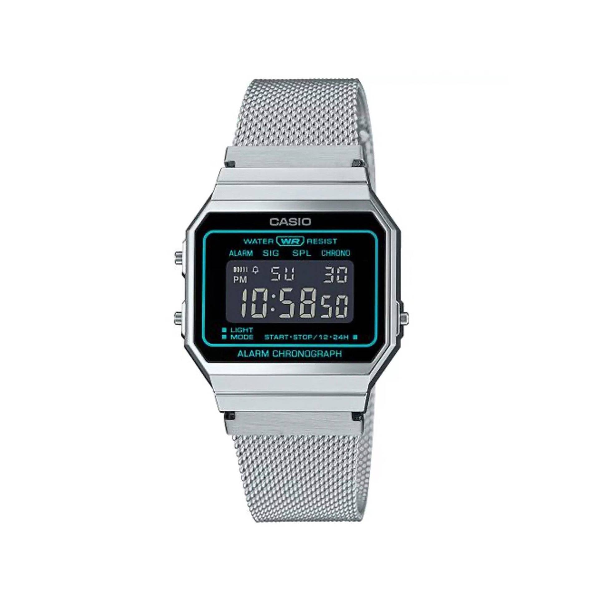 Digitaluhr Herren Silber 37mm von CASIO