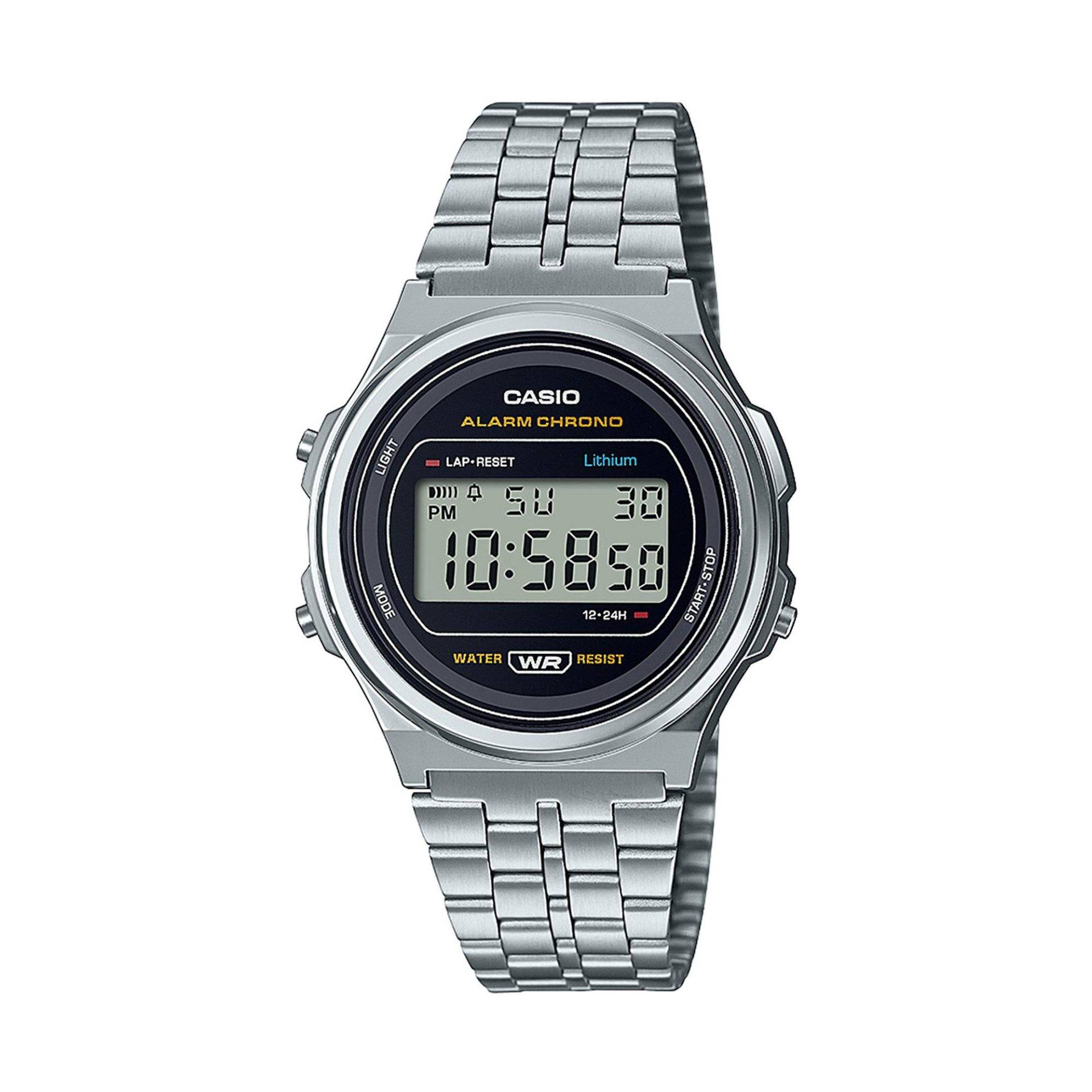 Digitaluhr Herren Silber 38mm von CASIO