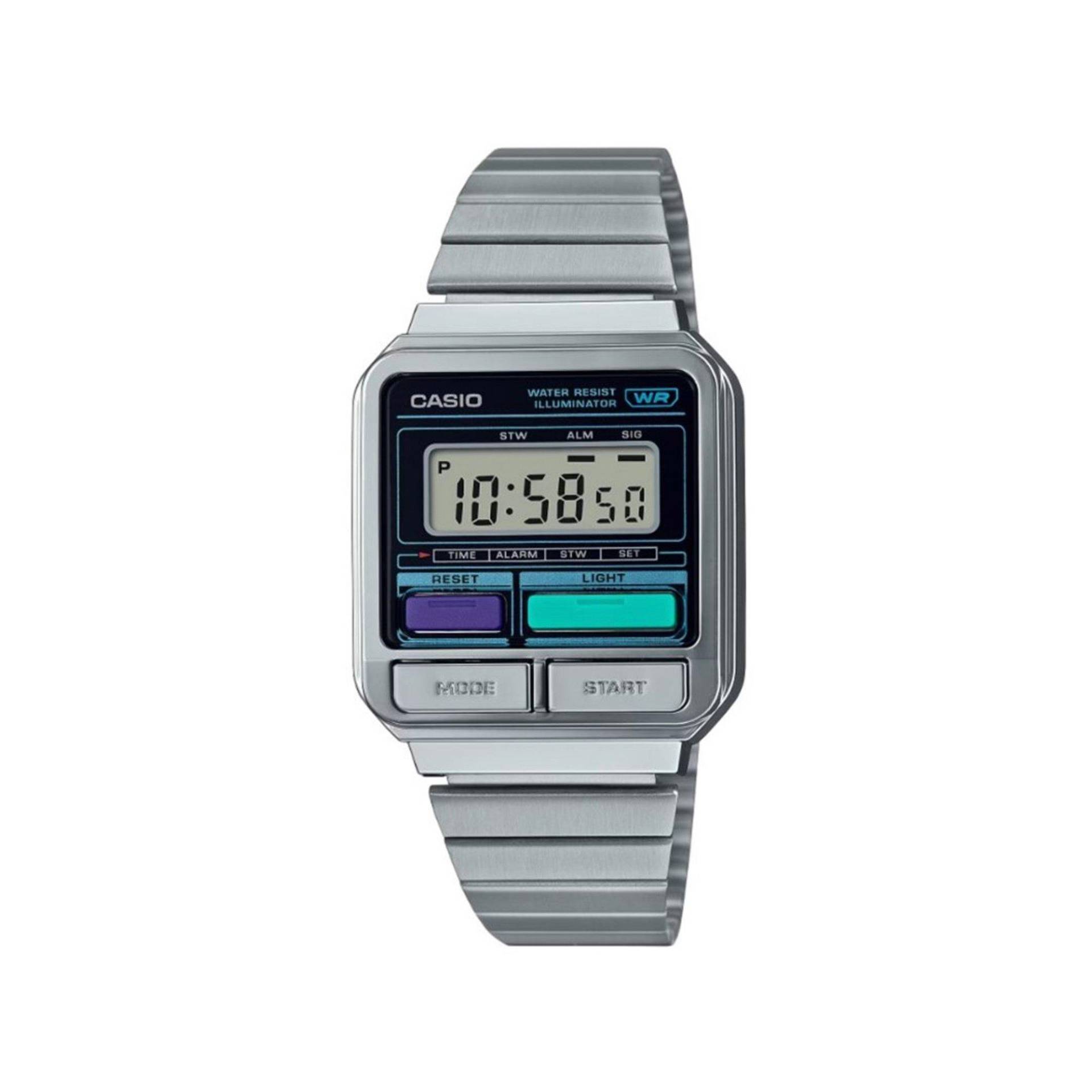 Digitaluhr Herren Silber 40mm von CASIO