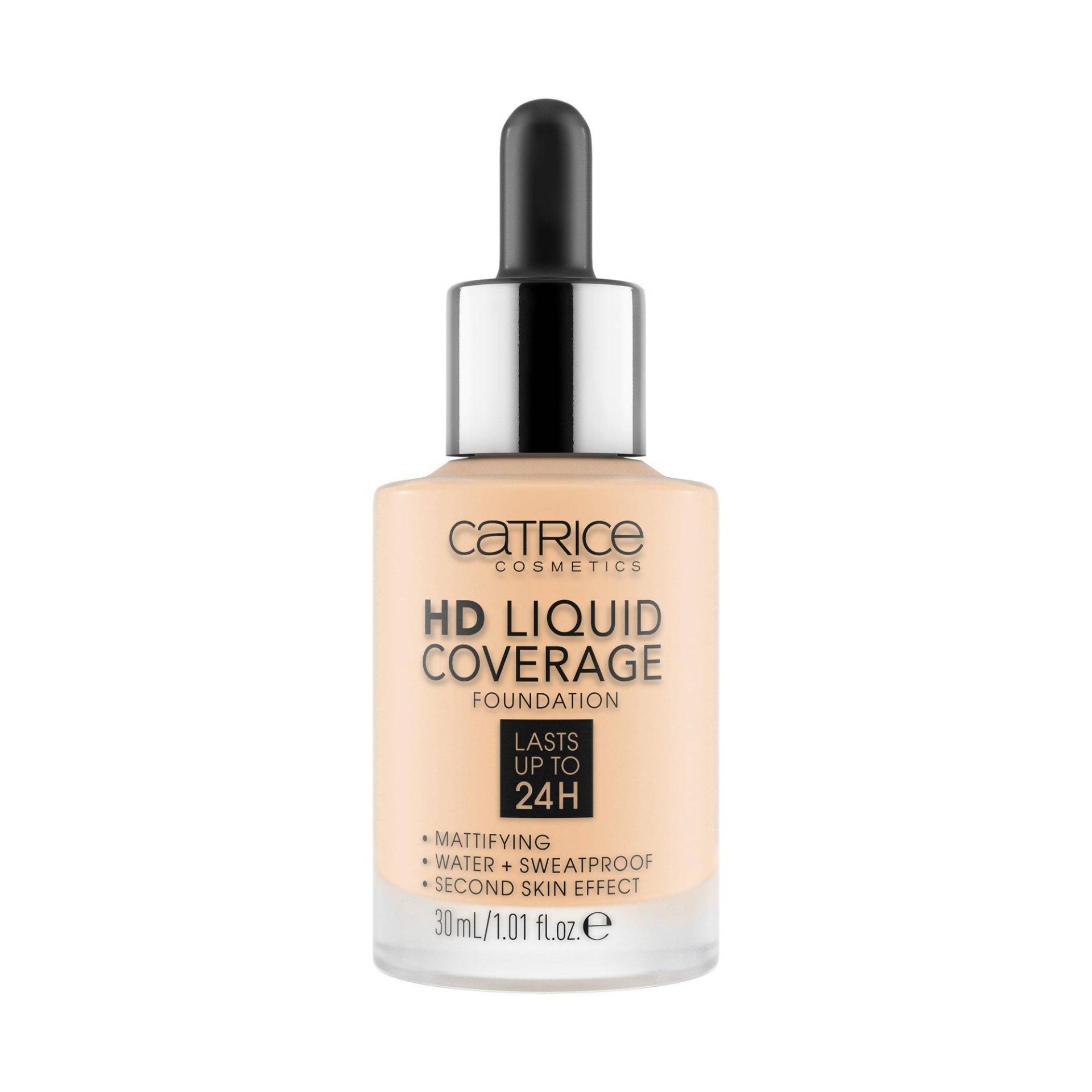 Hd Liquid Coverage Foundation Damen  Porcelain Beige 30ml von CATRICE