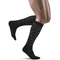 CEP Herren Kompressionsstutzen Reflective Socks schwarz | IV=42-45 von CEP
