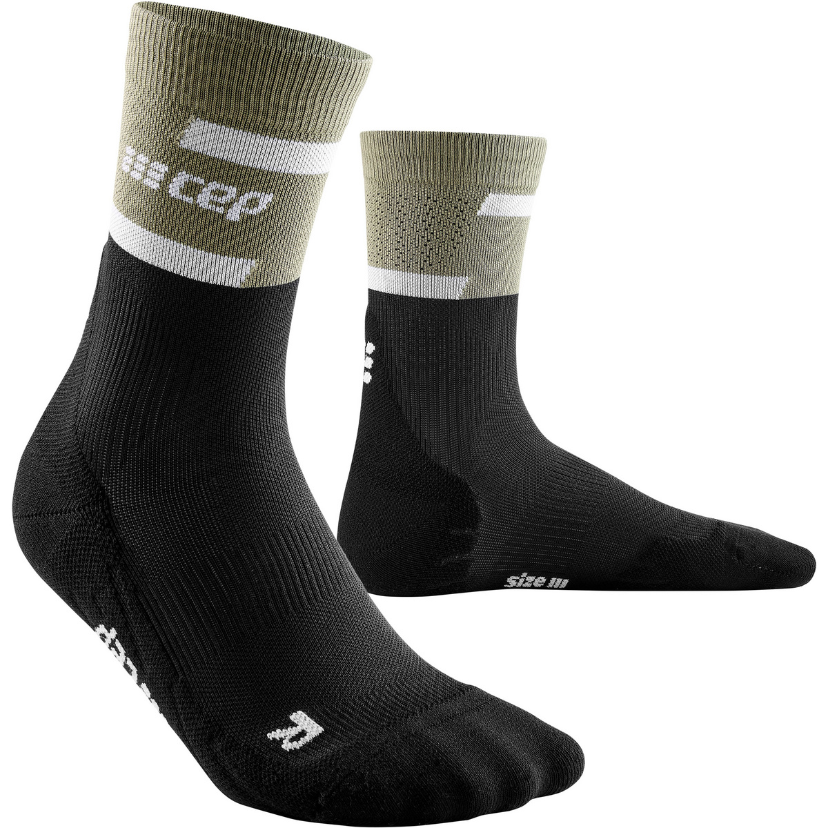 CEP Herren The Run Compression Mid-Cut Socken von CEP