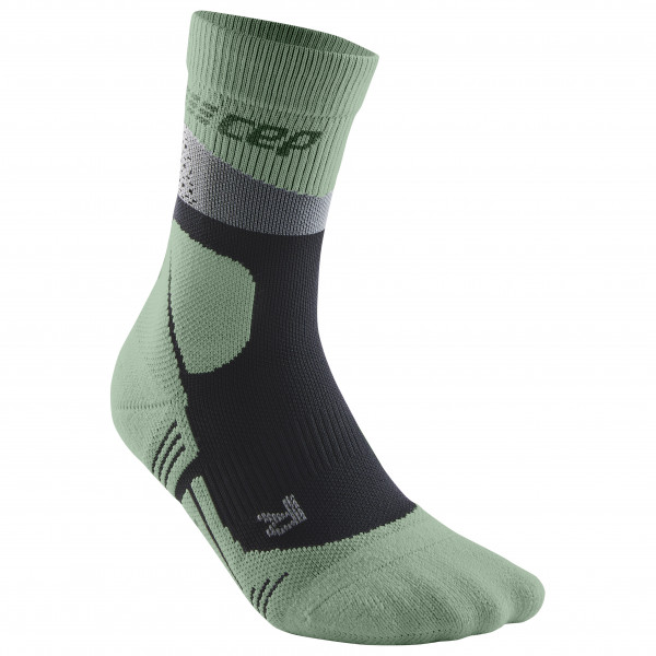 CEP - Max Cushion Socks Hiking Mid Cut - Wandersocken Gr III;IV bunt;schwarz/grau von CEP