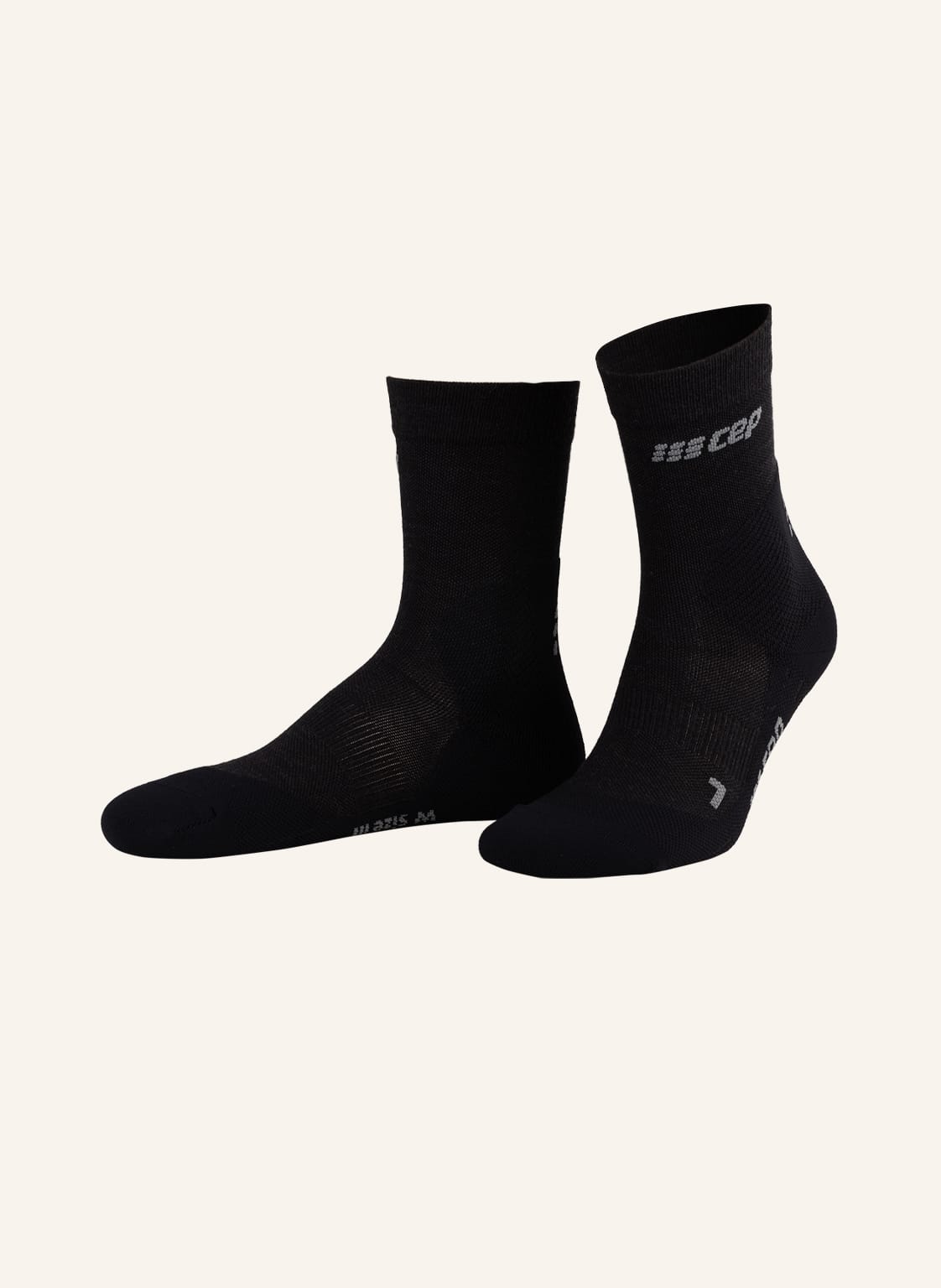 Cep Laufsocken Cold Weather Compression Mid Cut schwarz von CEP