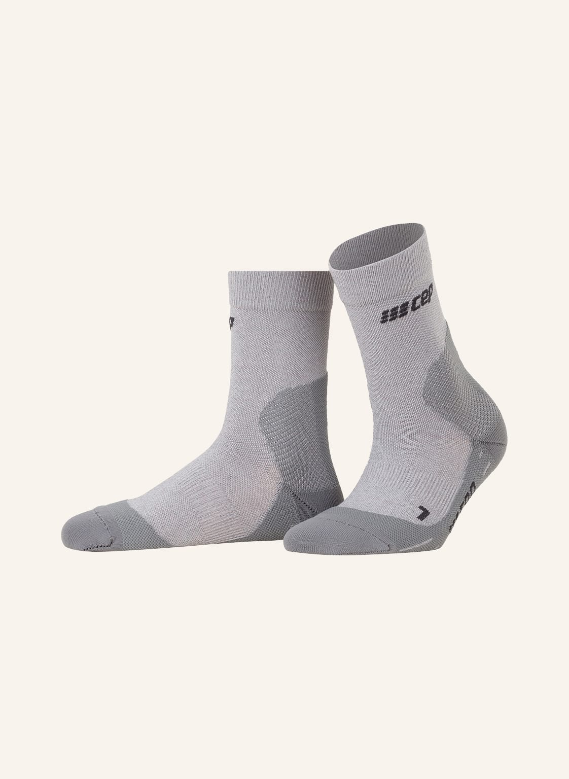 Cep Laufsocken Cold Weather Compression grau von CEP